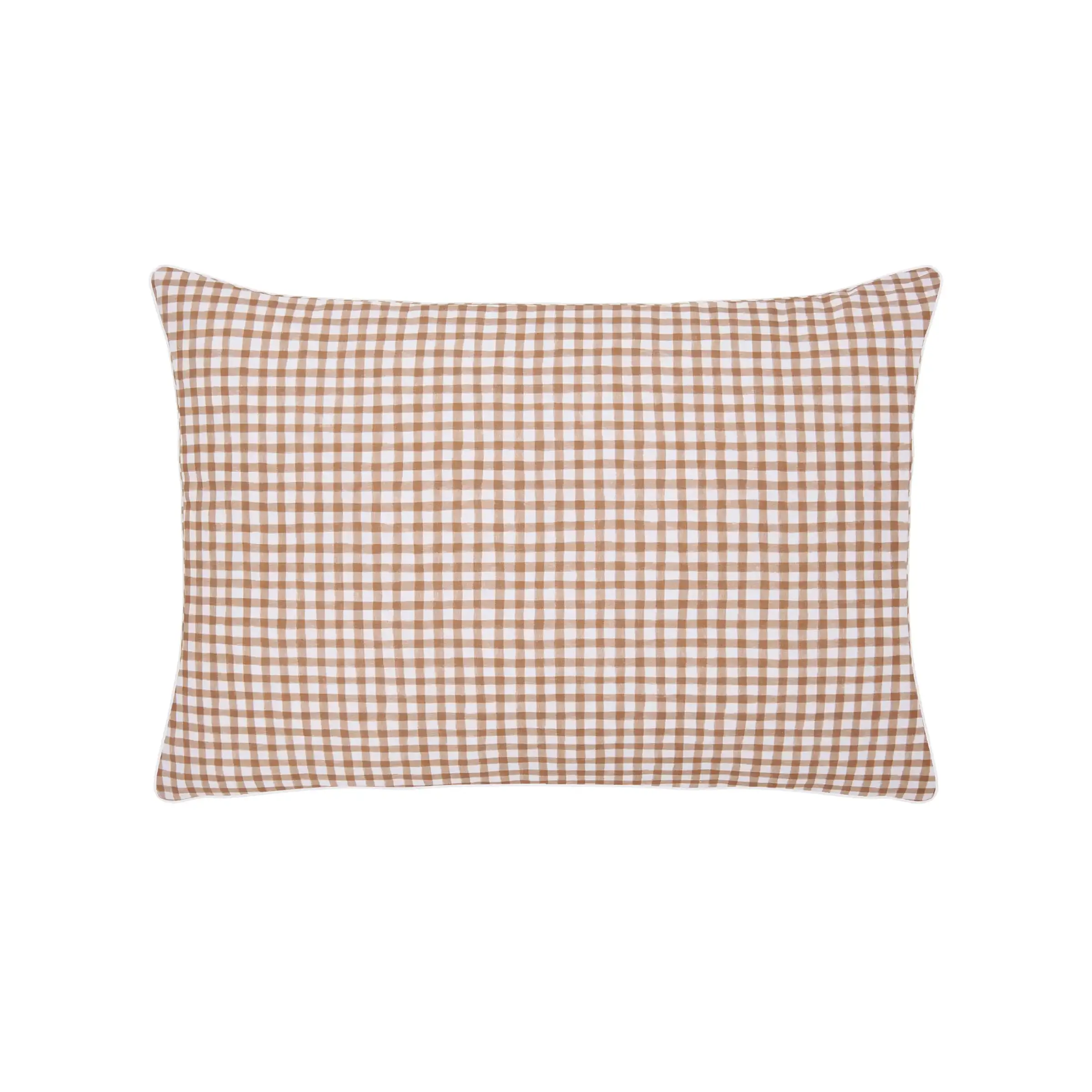 Essix Sierkussen Vichy Poesie Percal Beige 40 x 60 cm