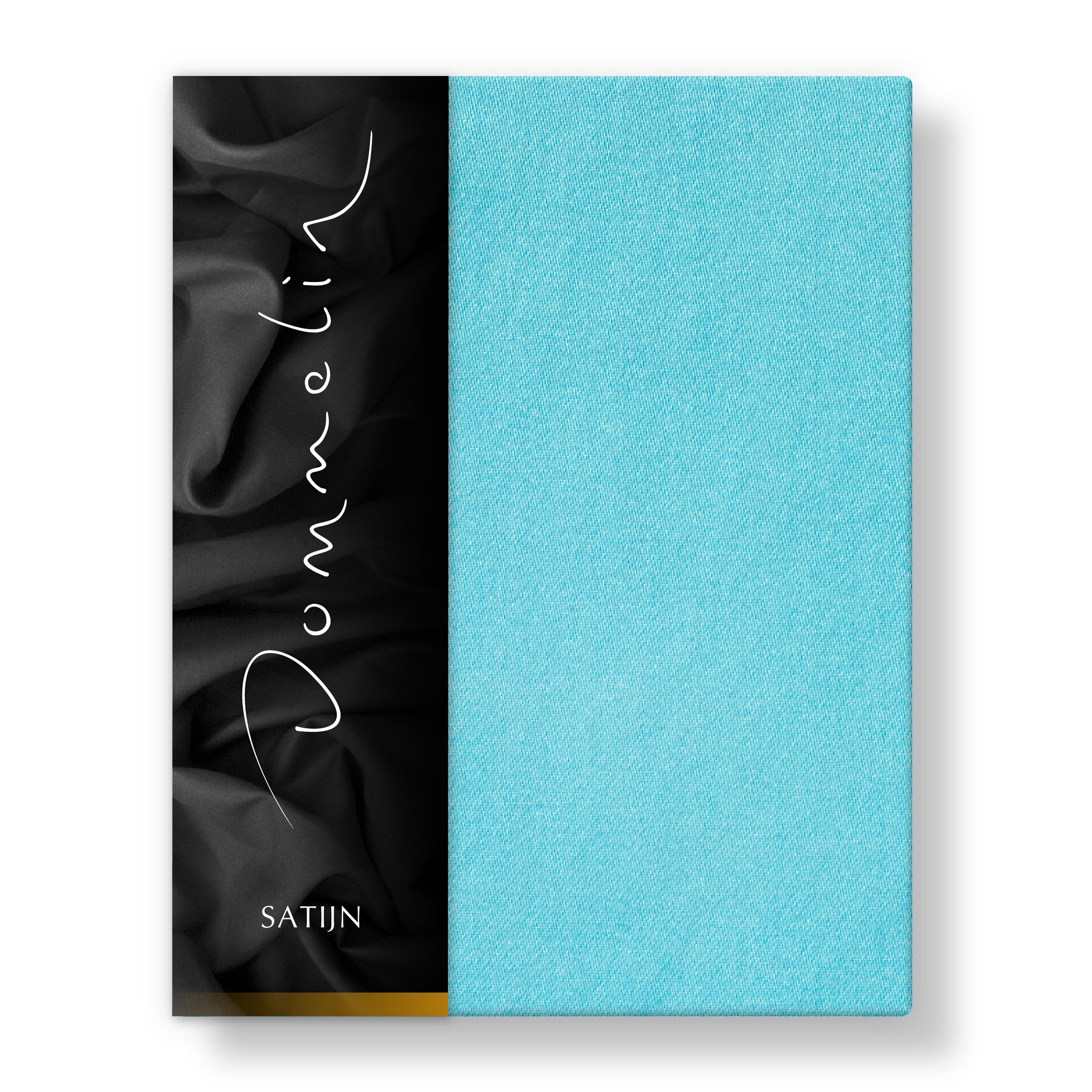 Dommelin Split Hoeslaken Satijn 300TC Aquamarijn