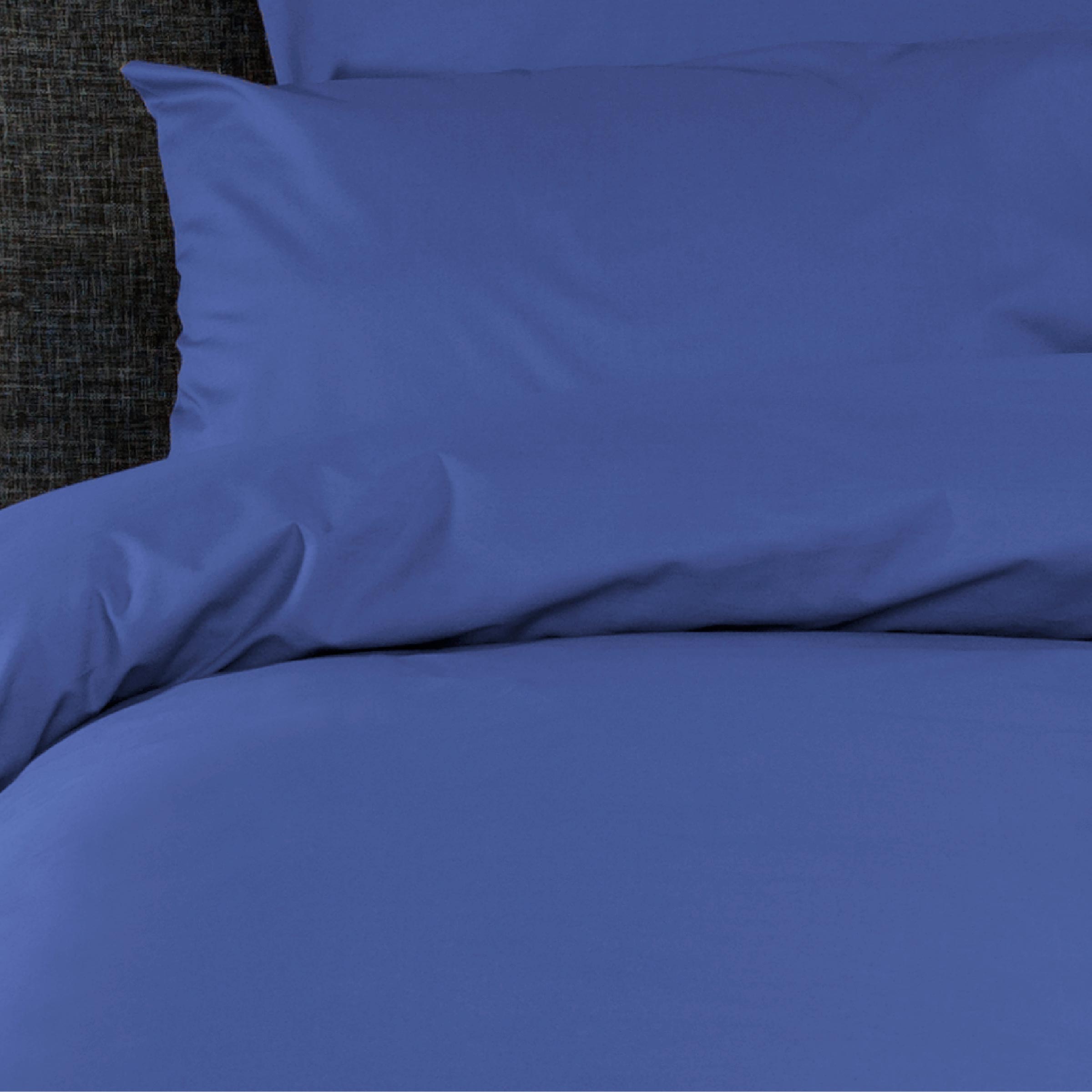 Dommelin Dekbedovertrek Percal 200TC Jeansblauw