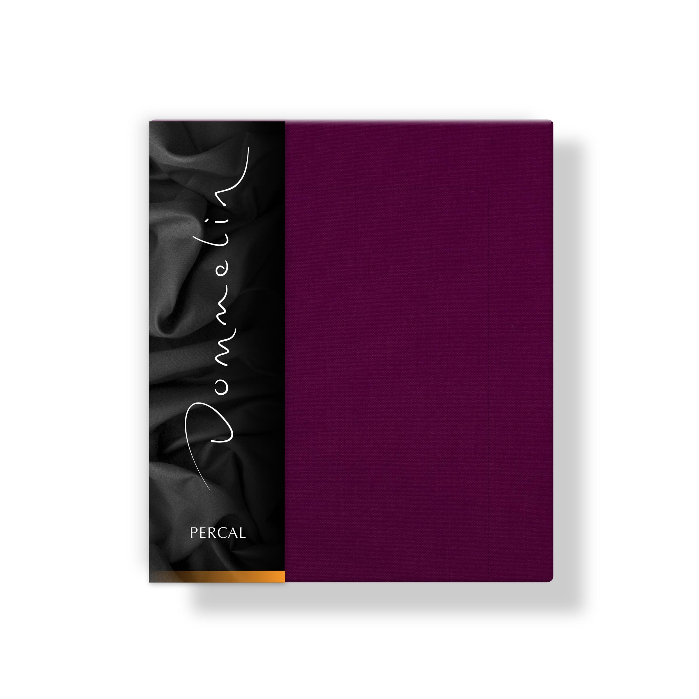 Dommelin Kussensloop Volant Percal 200TC Aubergine 60 x 70 cm