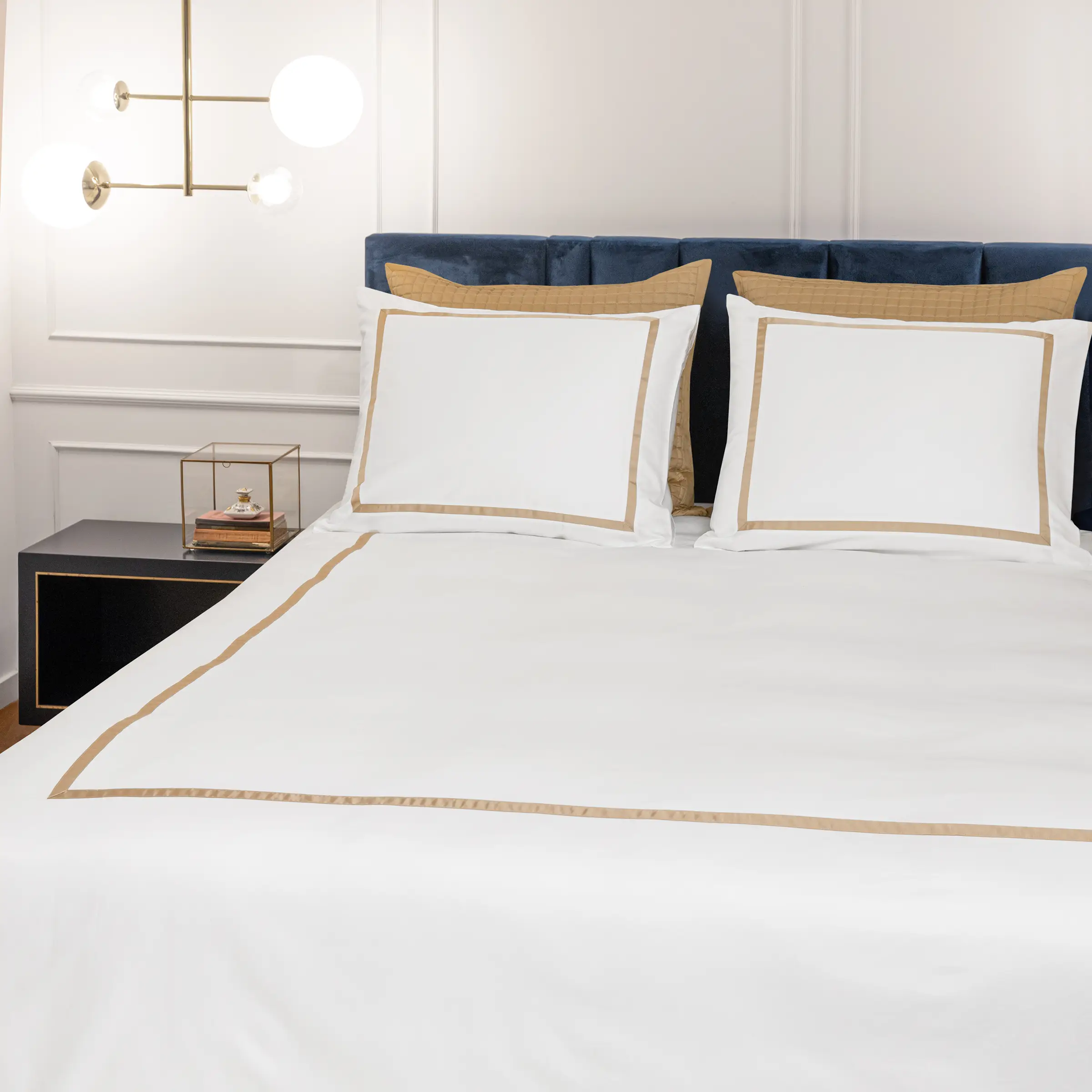 Dommelin Dekbedovertrekset Mirror Satijn 600TC Wit