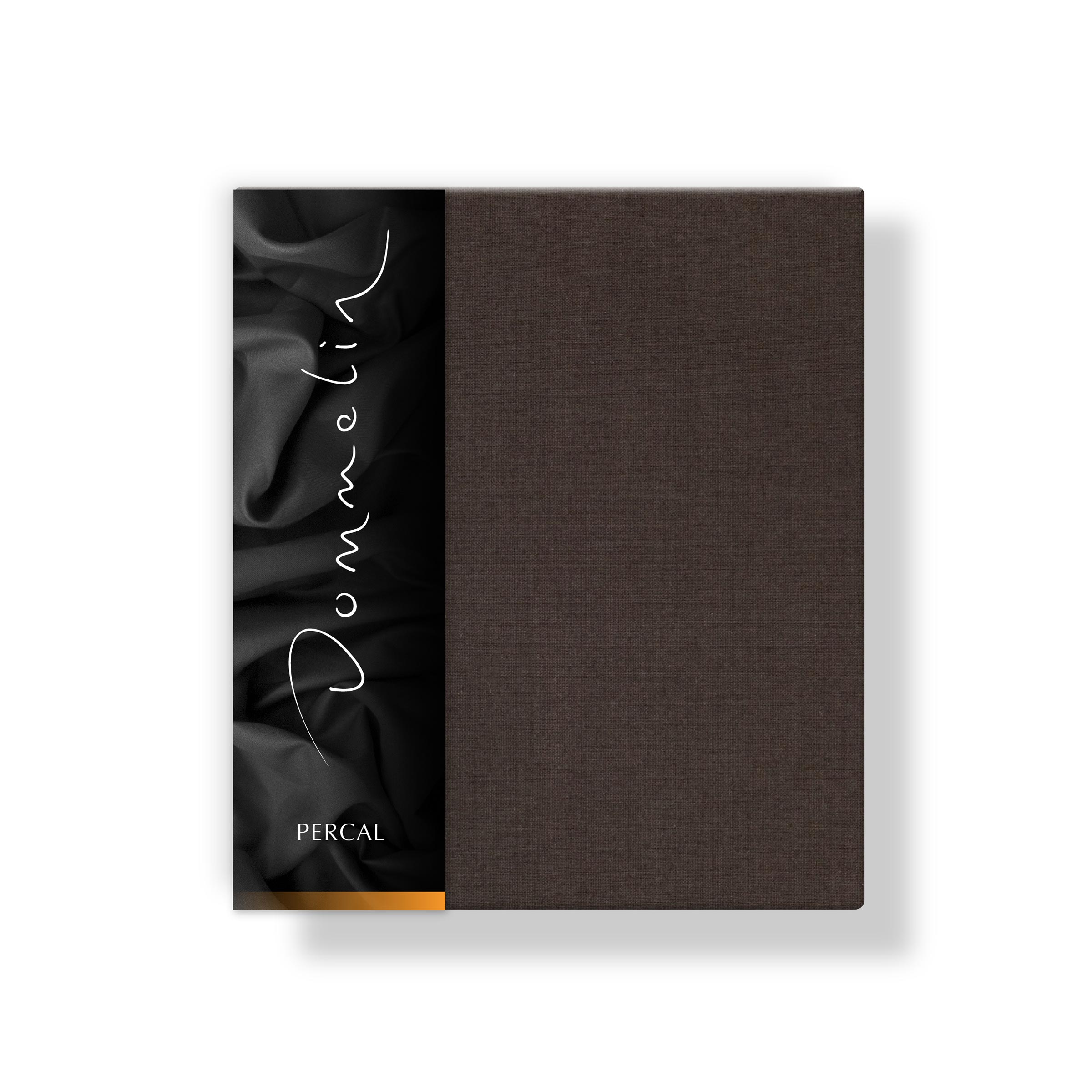 Dommelin Kussensloop Percal 200TC Bruin