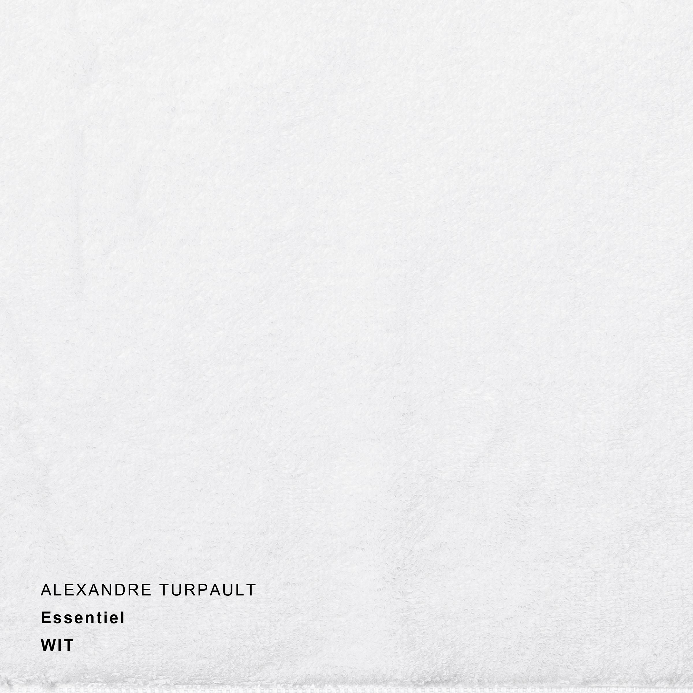 Alexandre Turpault Washandje Essentiel Organic Katoen 650 gr/m2 Wit 16 x 21 cm