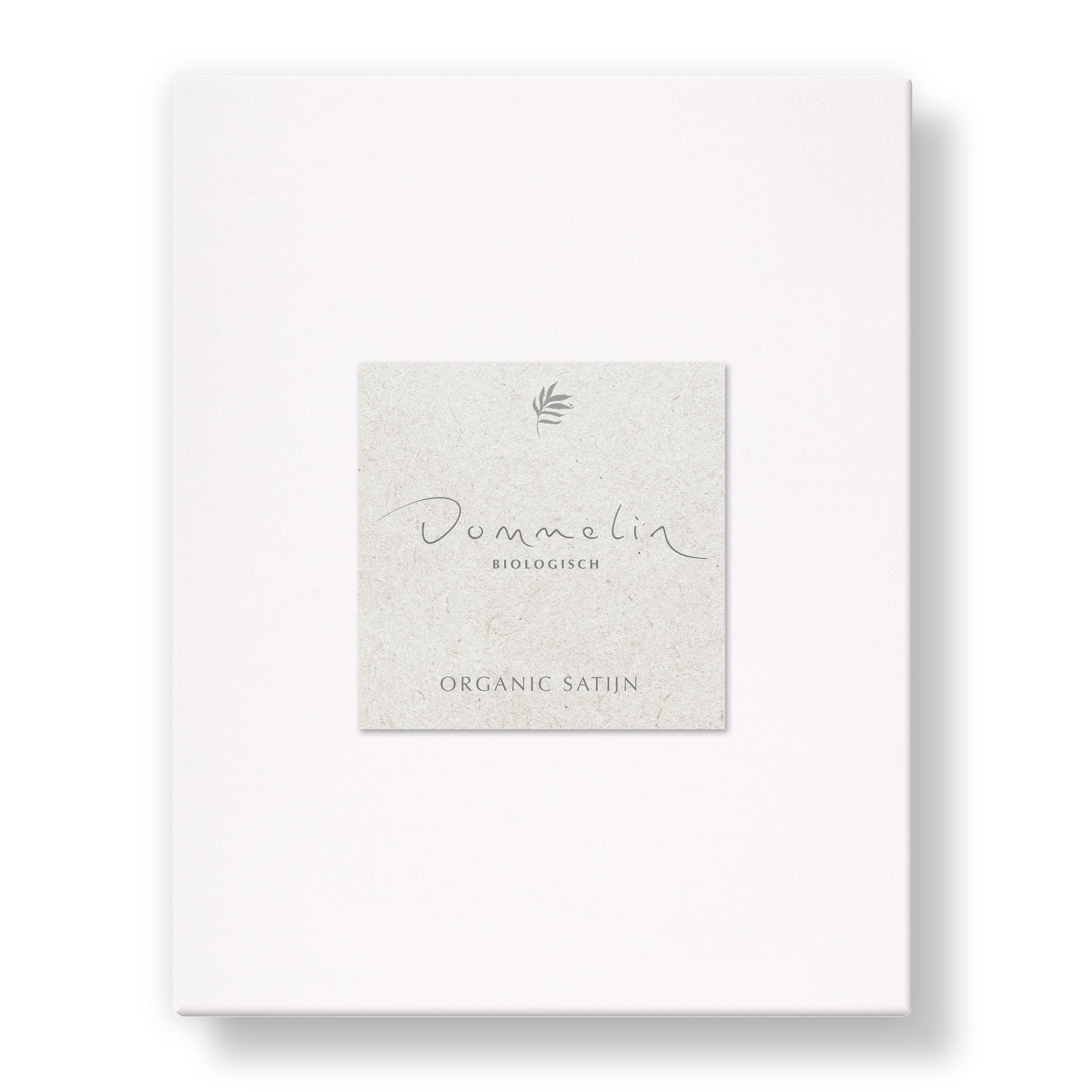 Dommelin Laken Organic Satijn 300TC Wit