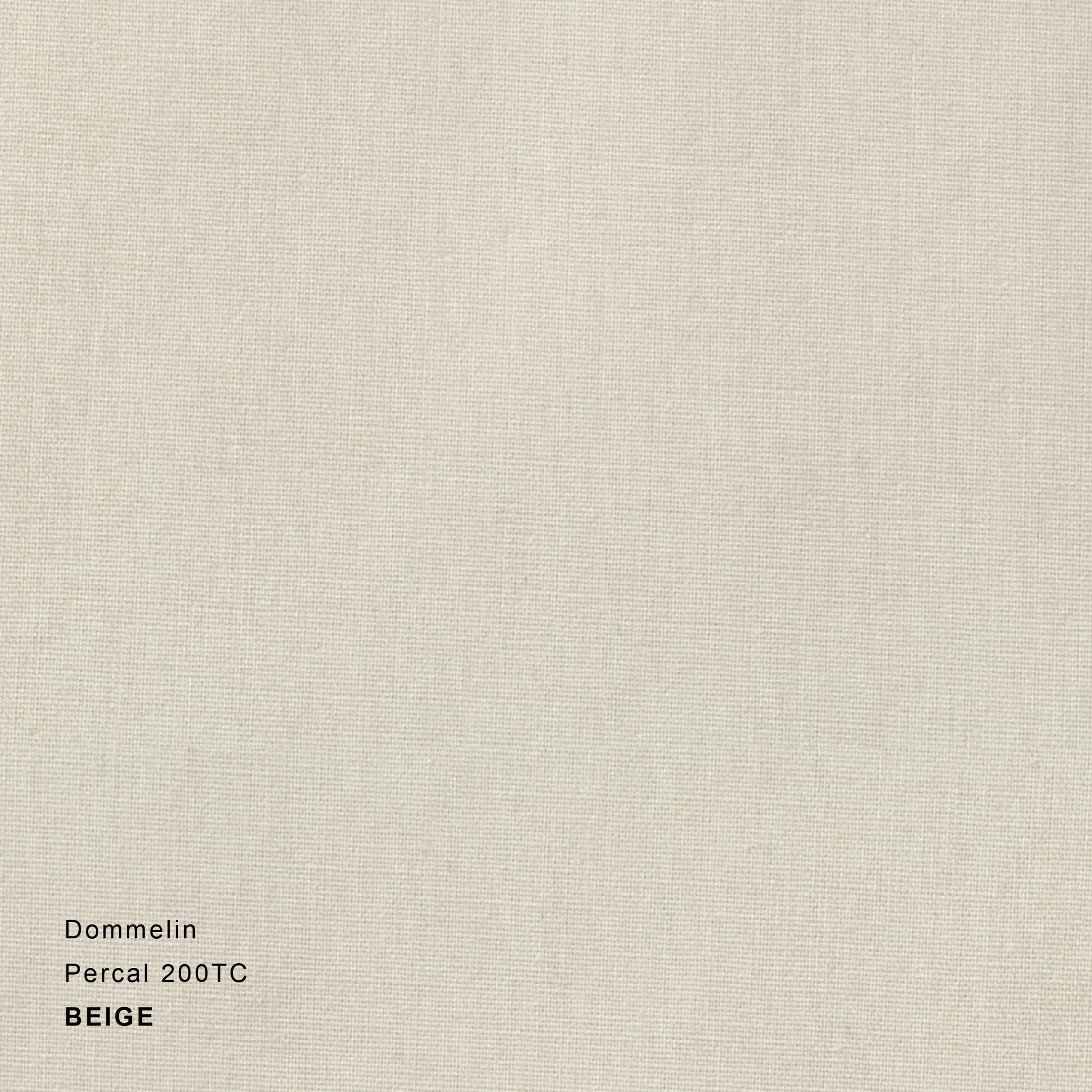 Dommelin Kussensloop Percal 200TC Beige