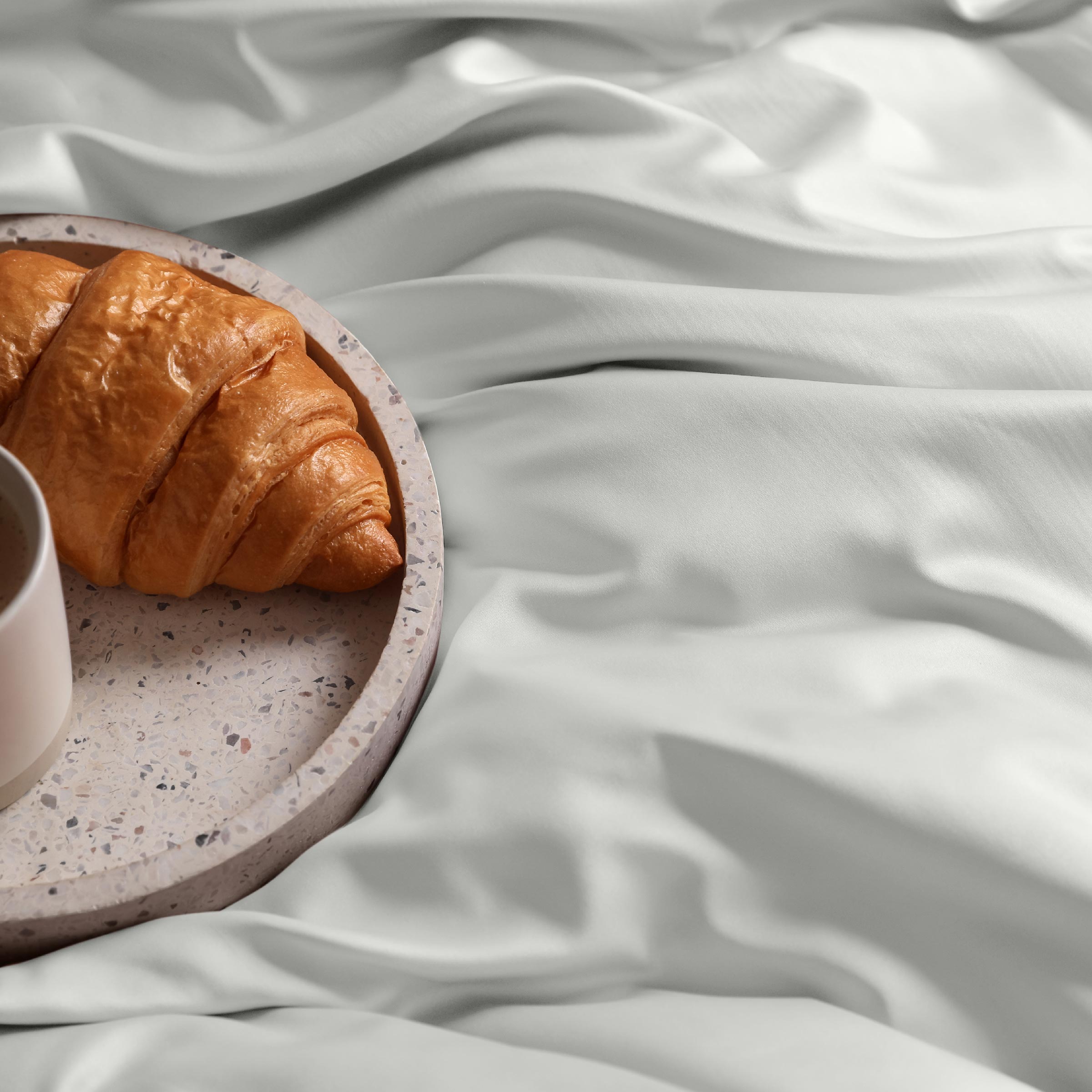 Dommelin Dekbedovertrek Set Satijn 300TC Zilver