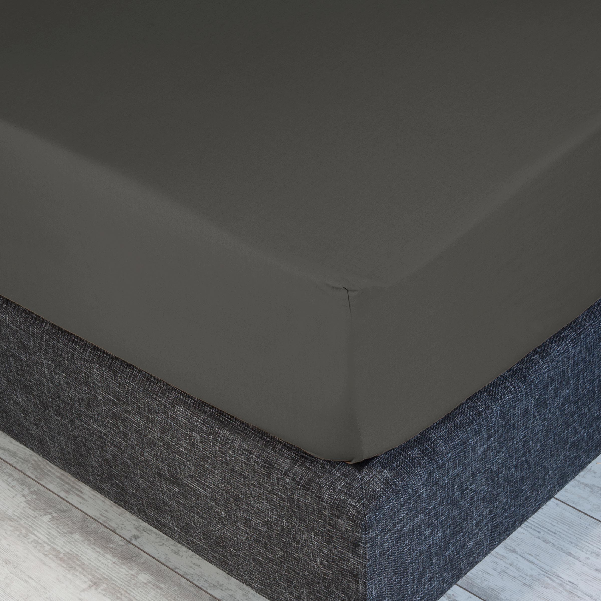 Dommelin Split Hoeslaken Satijn 300TC Leisteengrijs