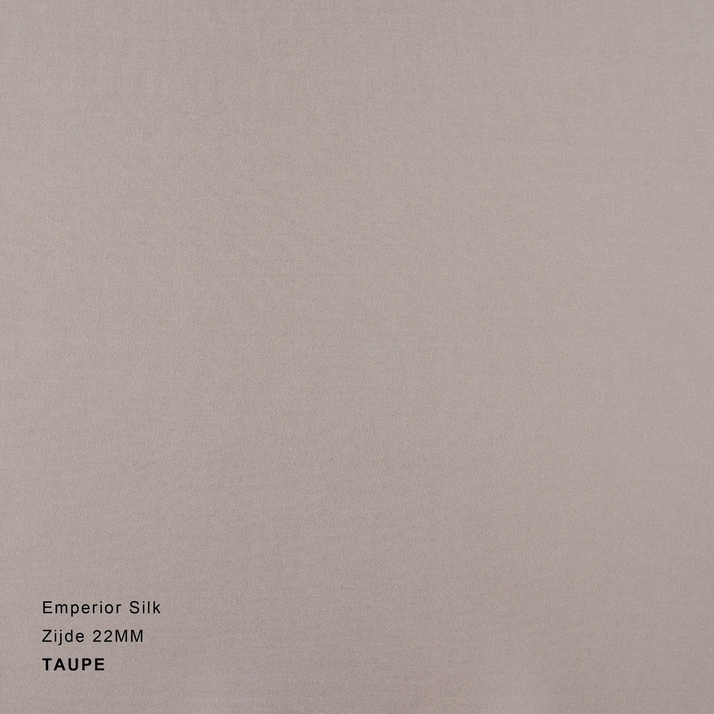 Emperior Silk Kussensloop Volant Zijde Taupe