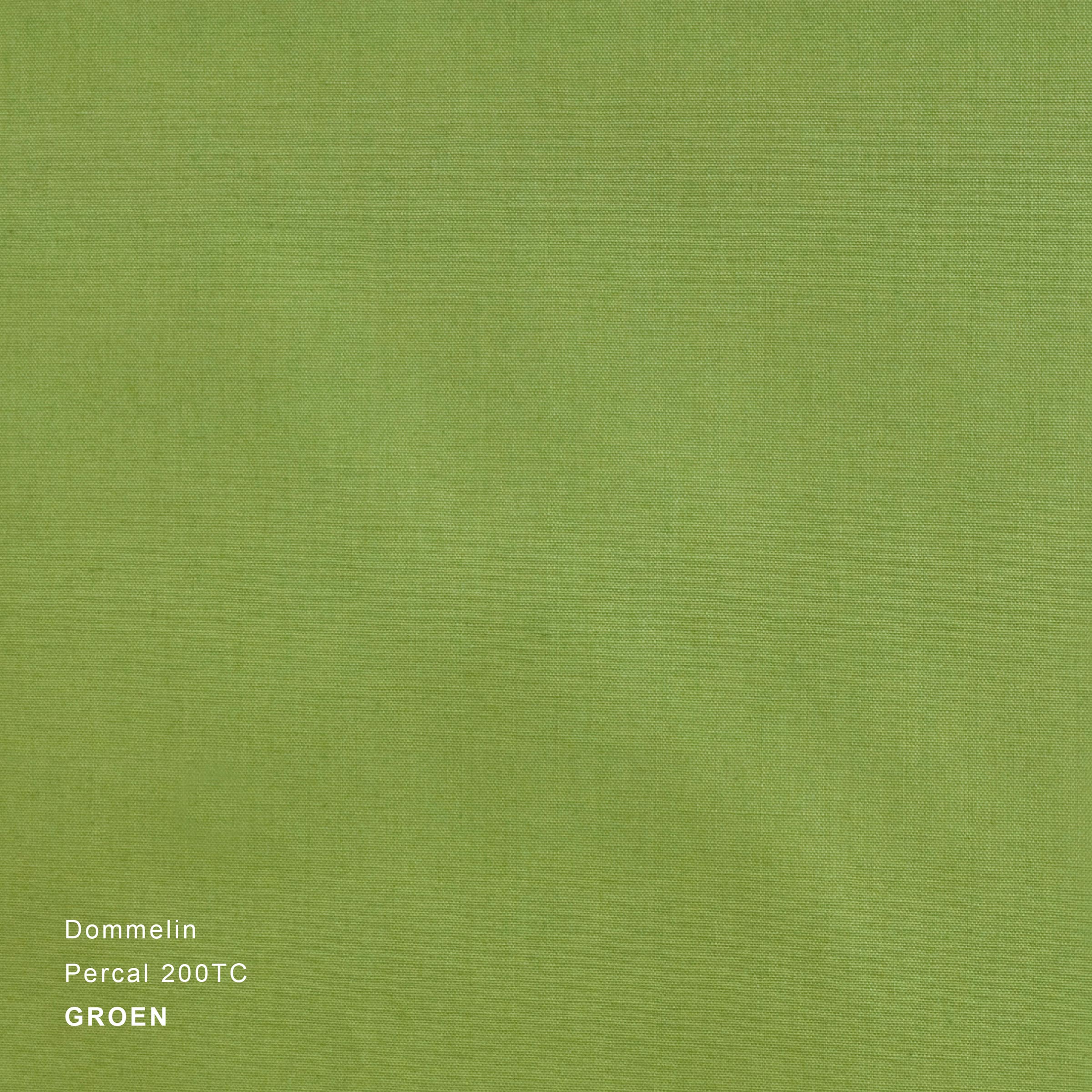 Dommelin Dekbedovertrek Percal 200TC Groen