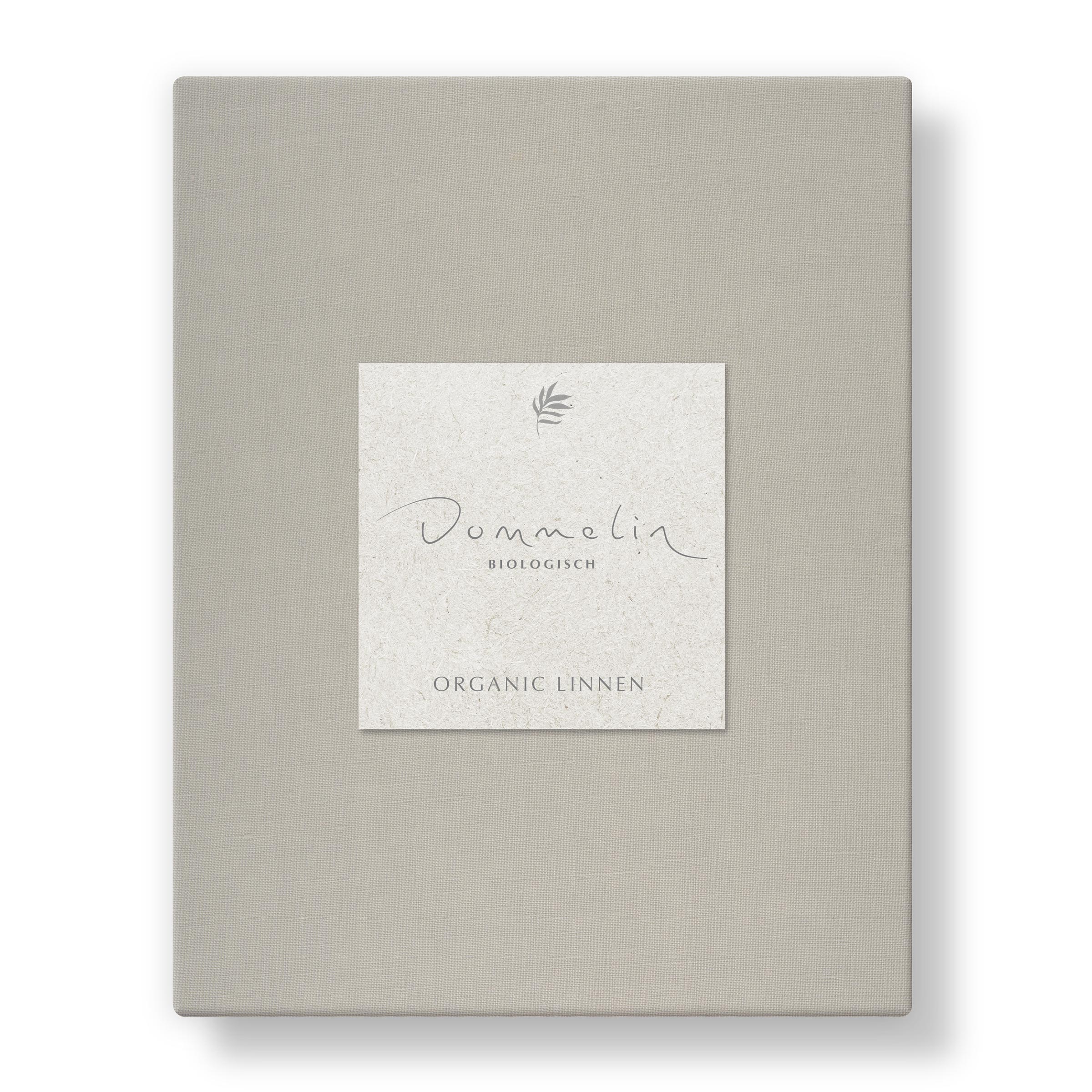 Dommelin Topper Hoeslaken Organic Linnen 140TC Platinum