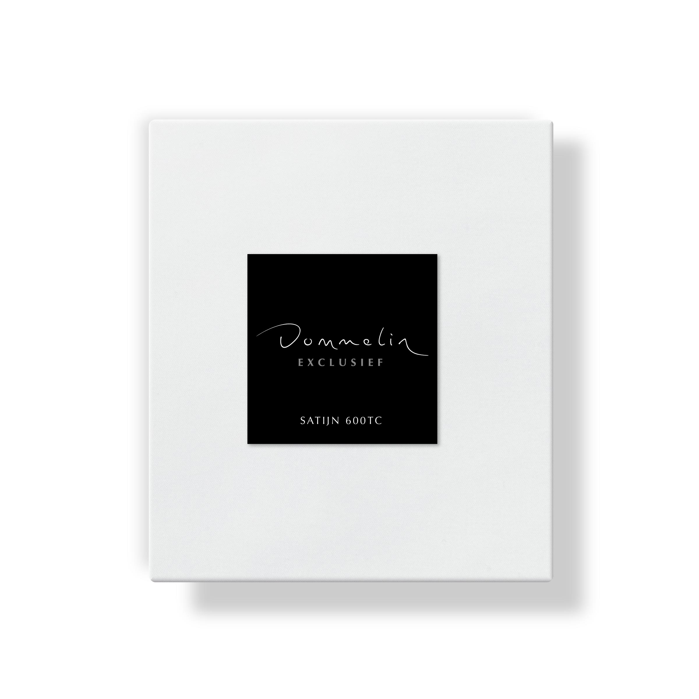 Dommelin Kussensloop Volant Satijn 600TC Wit 60 x 70 cm