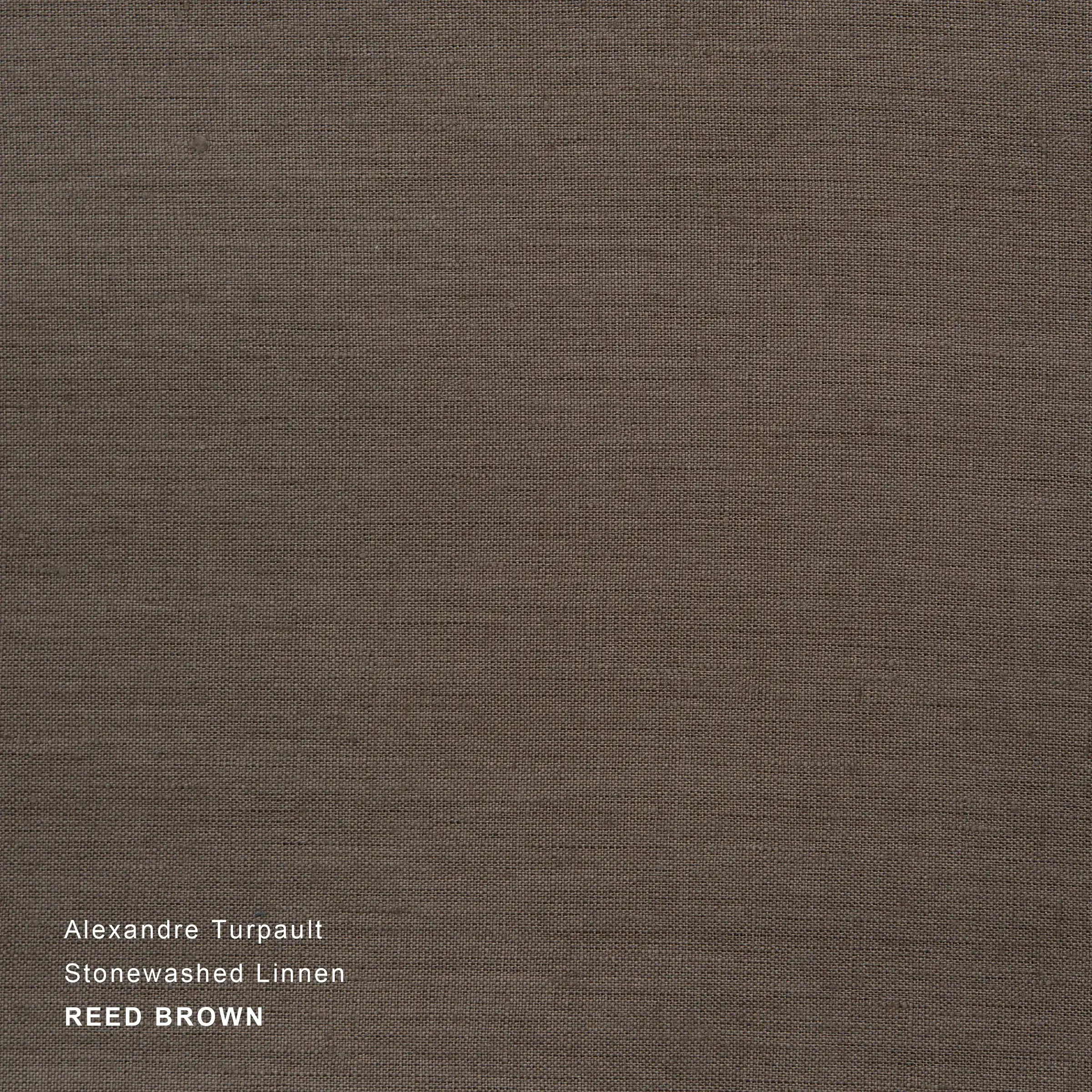 Alexandre Turpault Hoeslaken Nouvelle Vague Stonewashed Linnen Reed Brown
