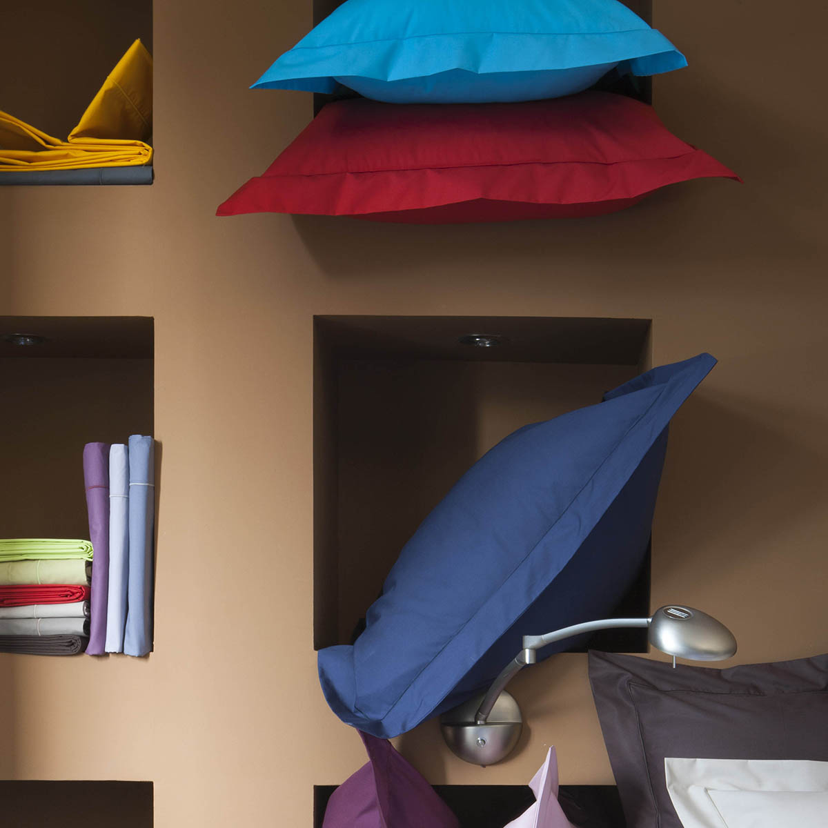 Essix Kussensloop Royal Line Percal 200TC Jonquille 50 x 70 cm