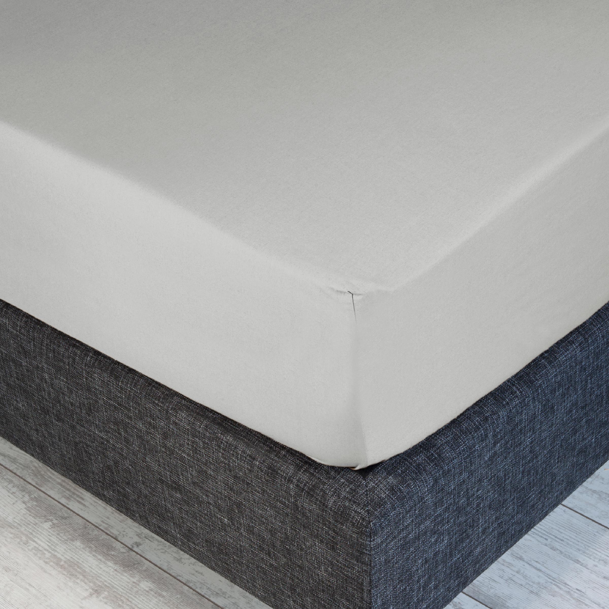 Dommelin Hoeslaken Satijn 300TC Zilver