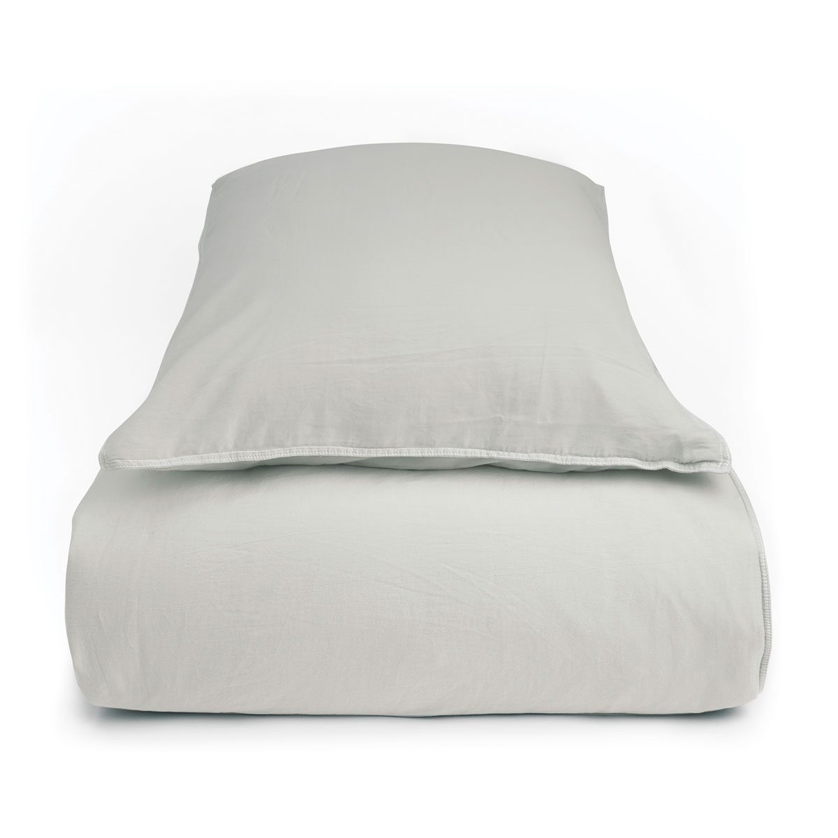 Mrs.Me Dekbedovertrekset Stilo Stonewashed Satijn 300TC Celadon