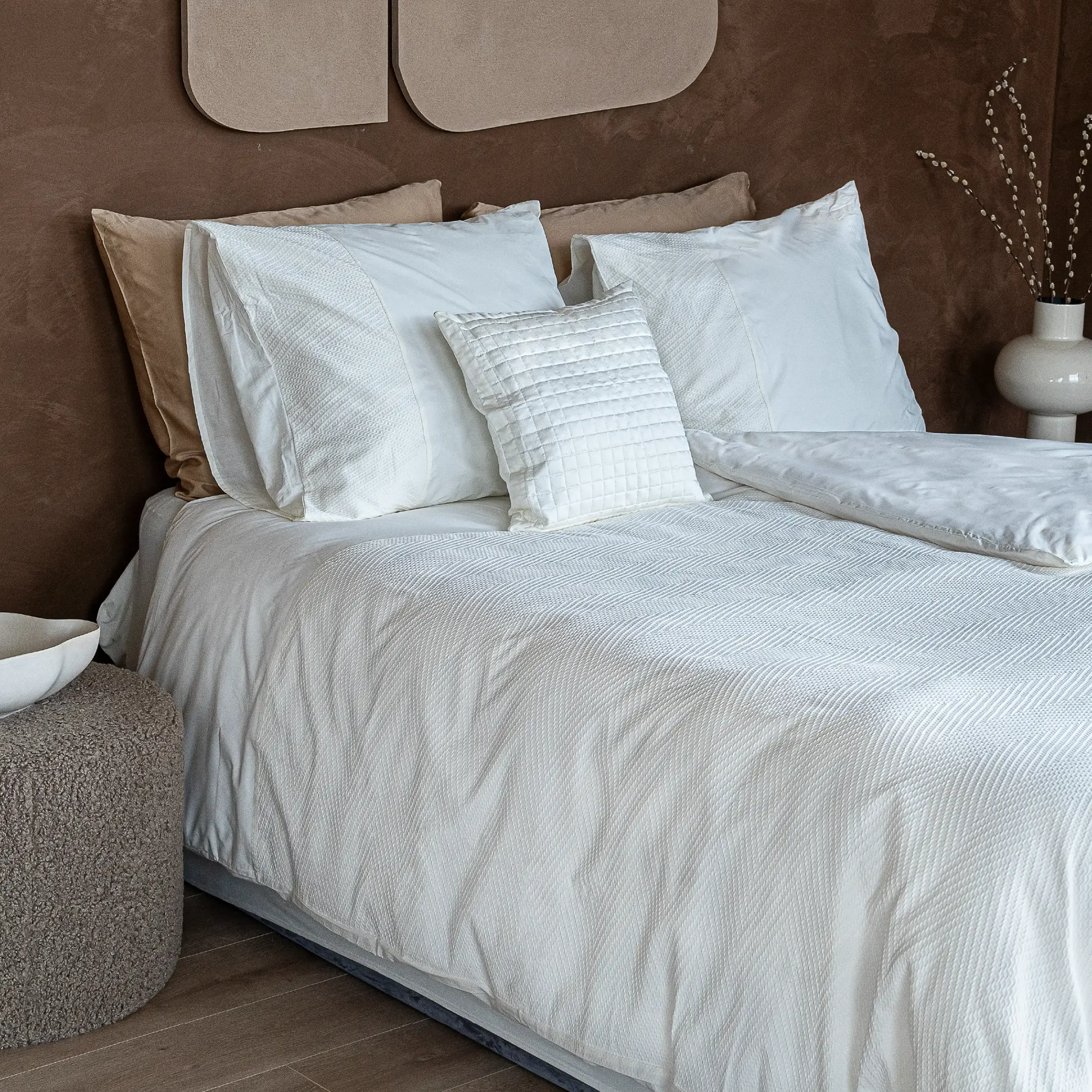 Dommelin Dekbedovertrekset Liva Percal 200TC Wit