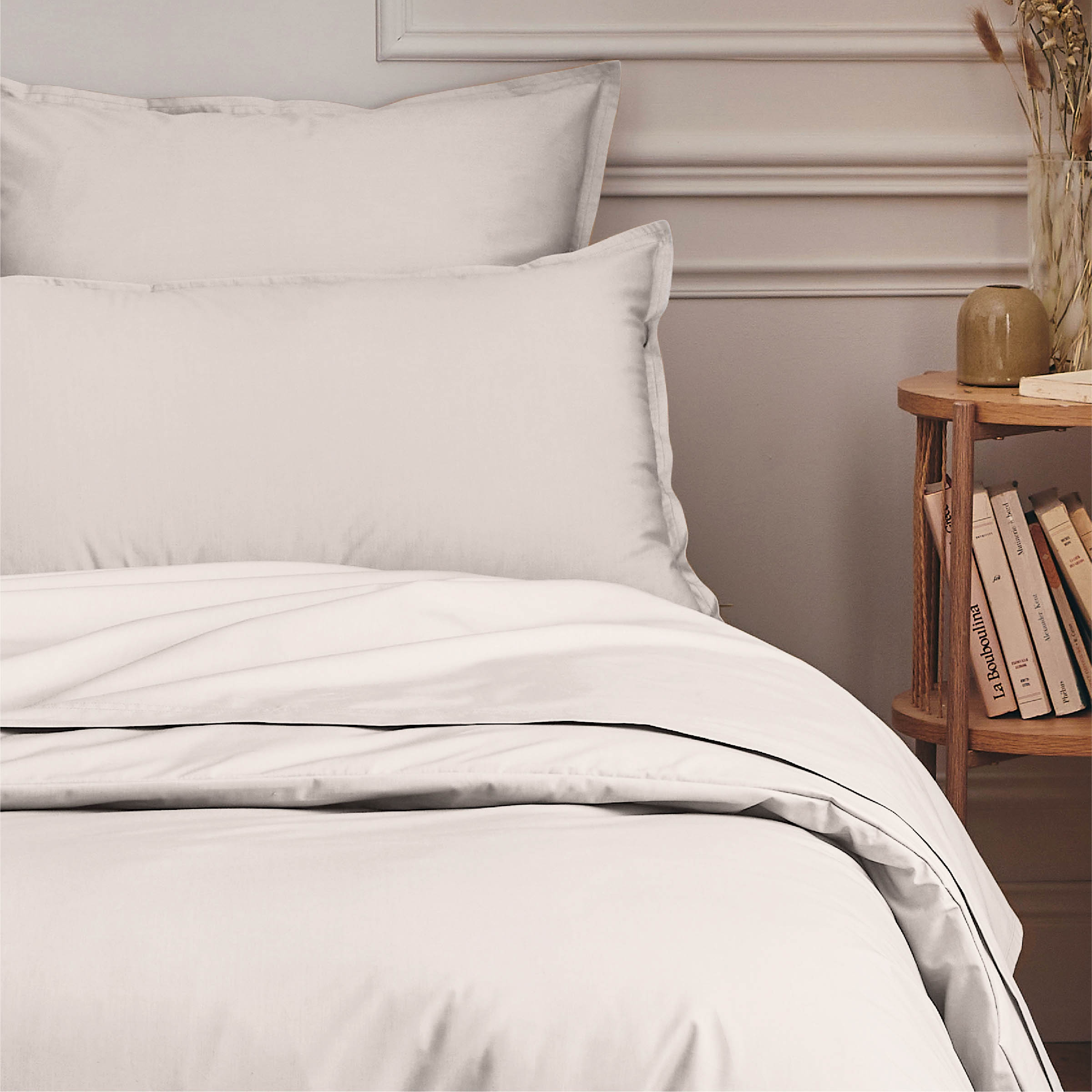 Essix Dekbedovertrek Set Premiere Percal 200TC Gris Perle 