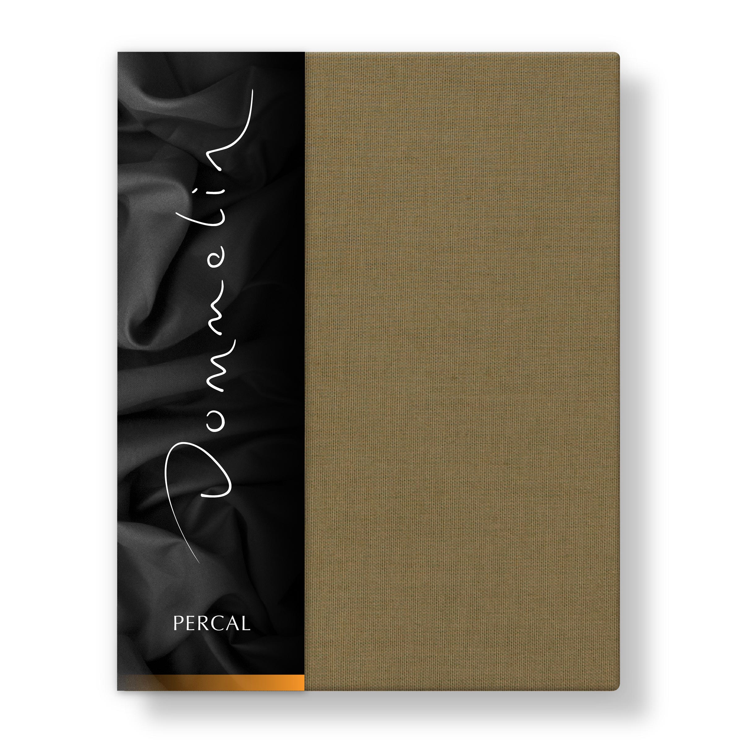 Dommelin Hoeslaken Hoge Hoek Percal 200TC Brons