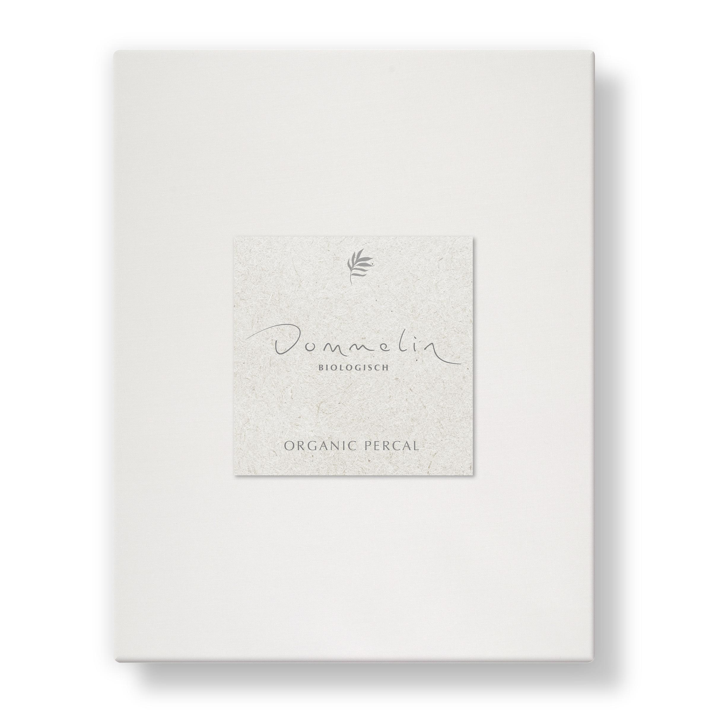 Dommelin Split Hoeslaken Organic Percal 200TC Wolwit