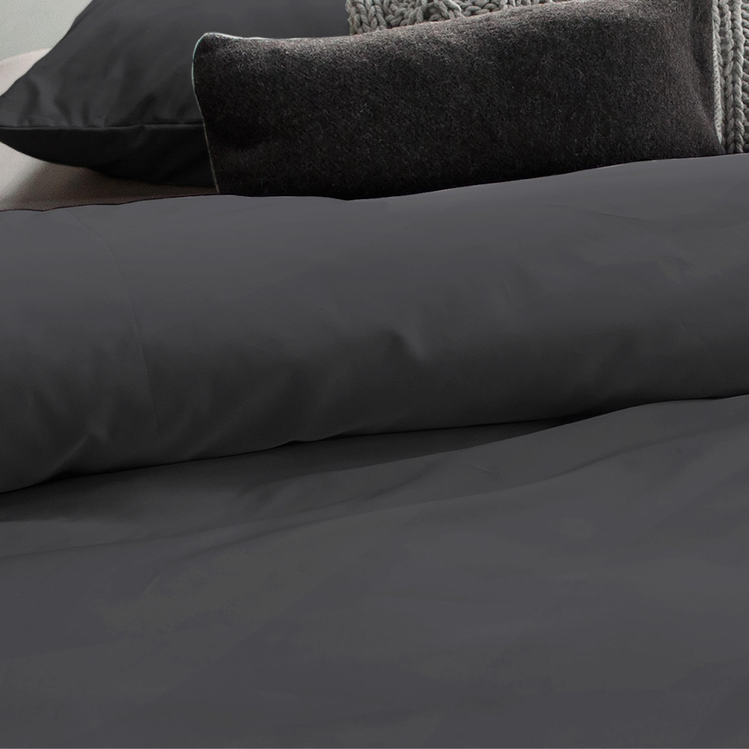 Dommelin Dekbedovertrek Set Satijn 600TC Basalt 