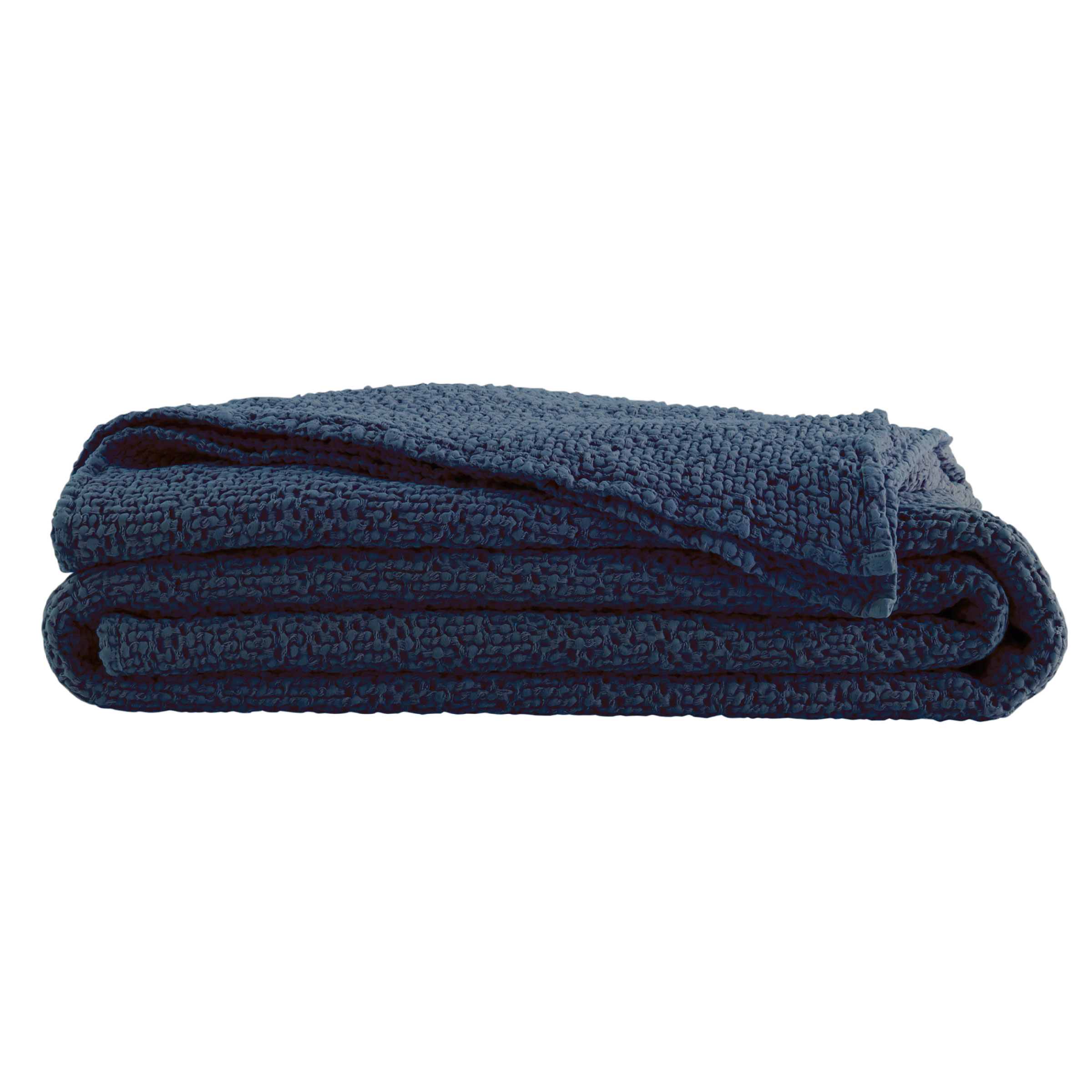 Essix Sprei Songe Stonewashed Katoen Bleu Nuit 240 x 260 cm