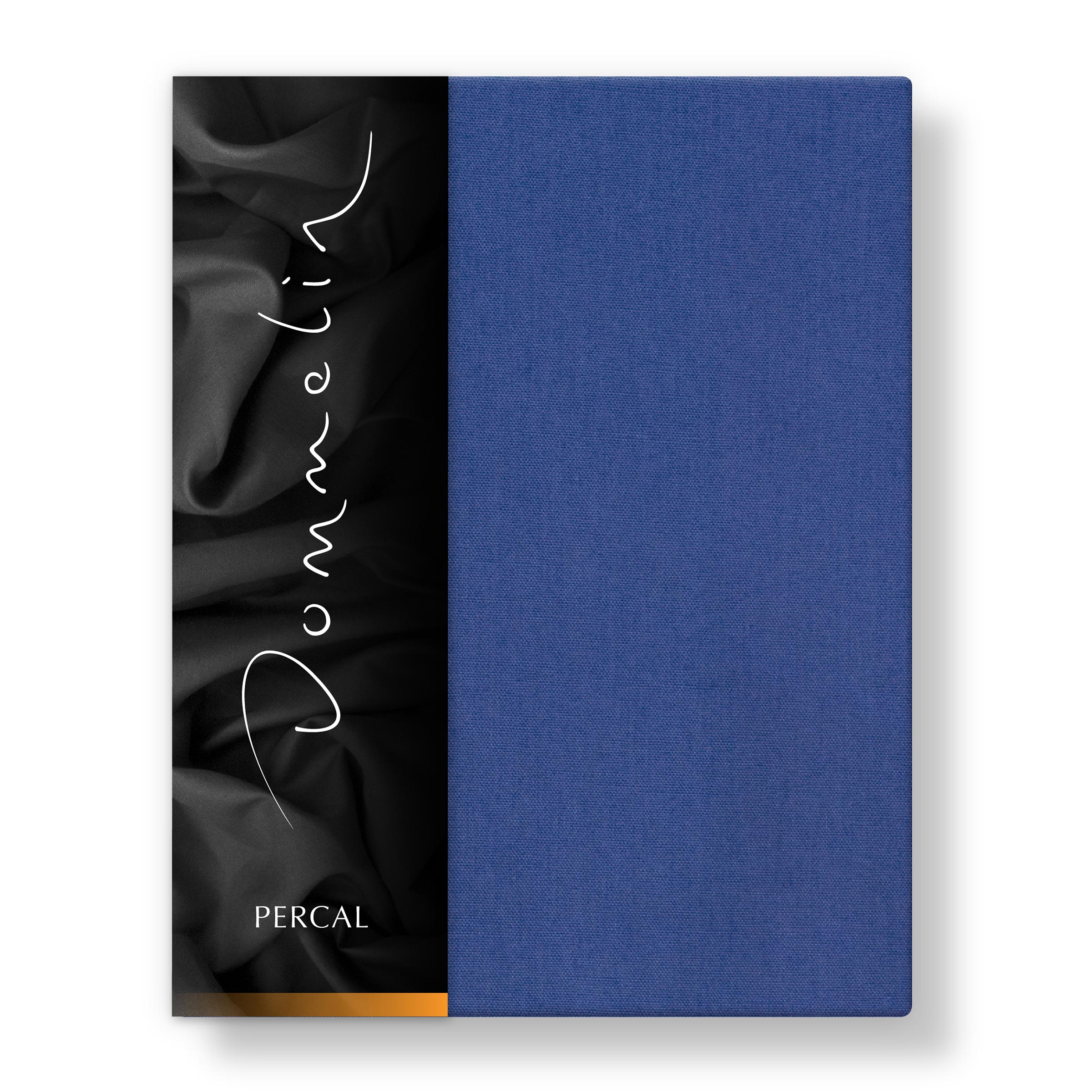 Dommelin Hoeslaken Percal 200TC Jeansblauw