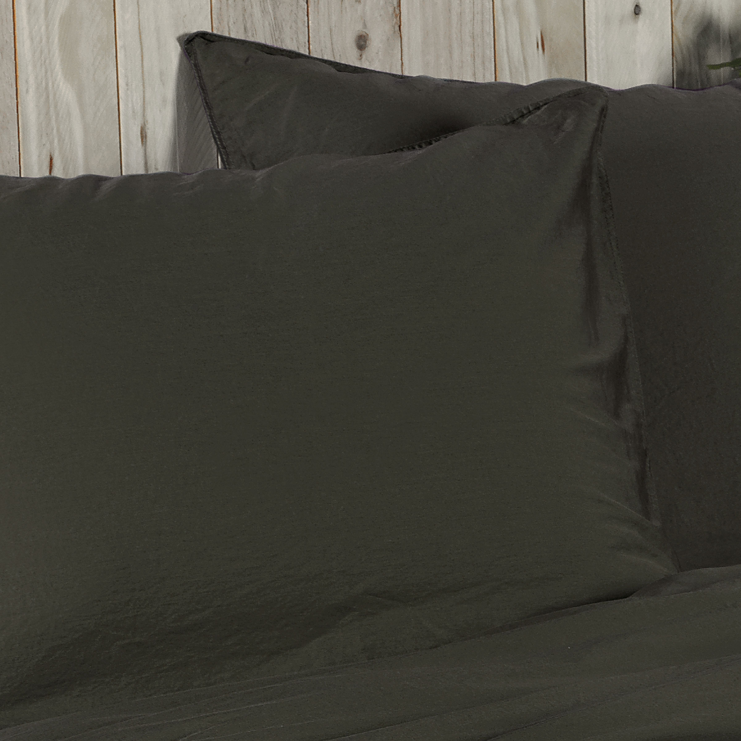 Dommelin Kussensloop Lavado Stonewashed Satijn 300TC Leem 60 x 70 cm