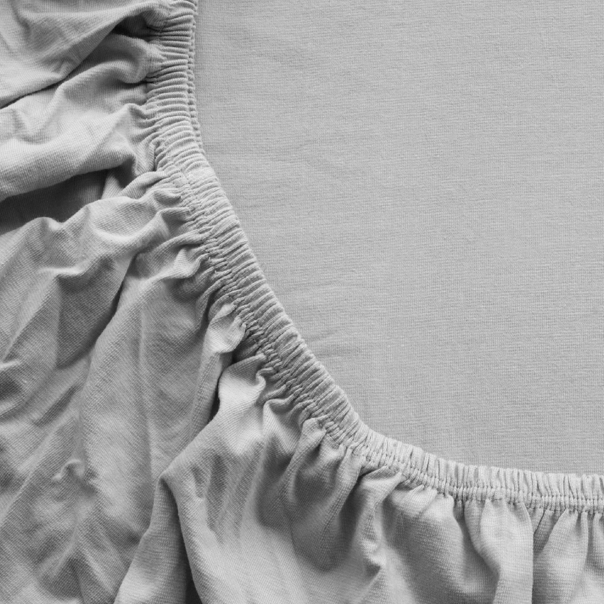 Dommelin Hoeslaken Jersey Finest Zilver