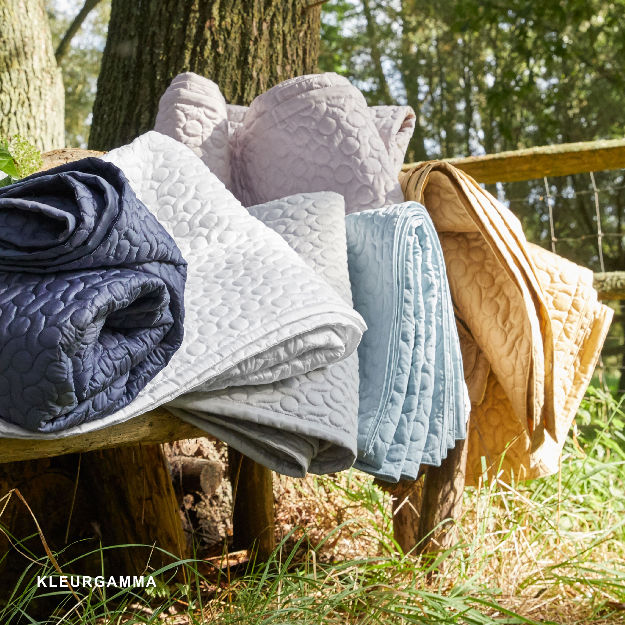 Alexandre Turpault Sprei Poesie Satijn Wit 260 x 240 cm